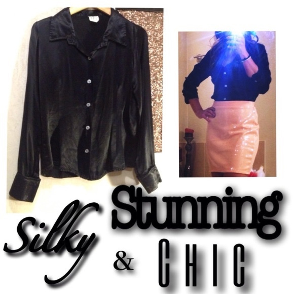 Elegant Black Women's Top